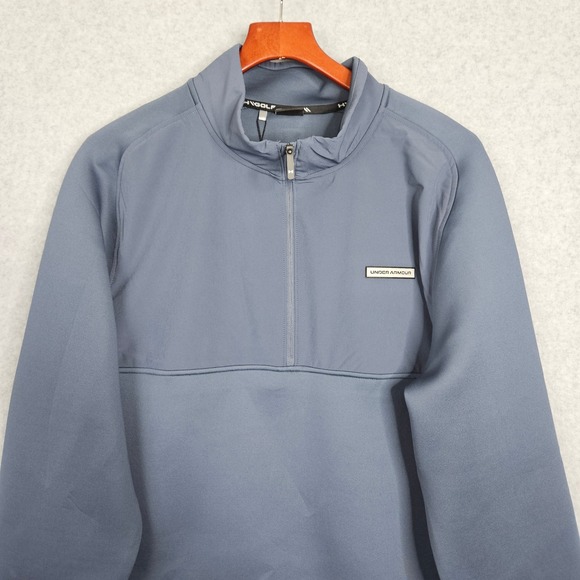 Under Armour Other - Under Armour Drive Pro Hybrid HZ Mens 2XL Navy Blue Golf Pullover 6005666 NEW